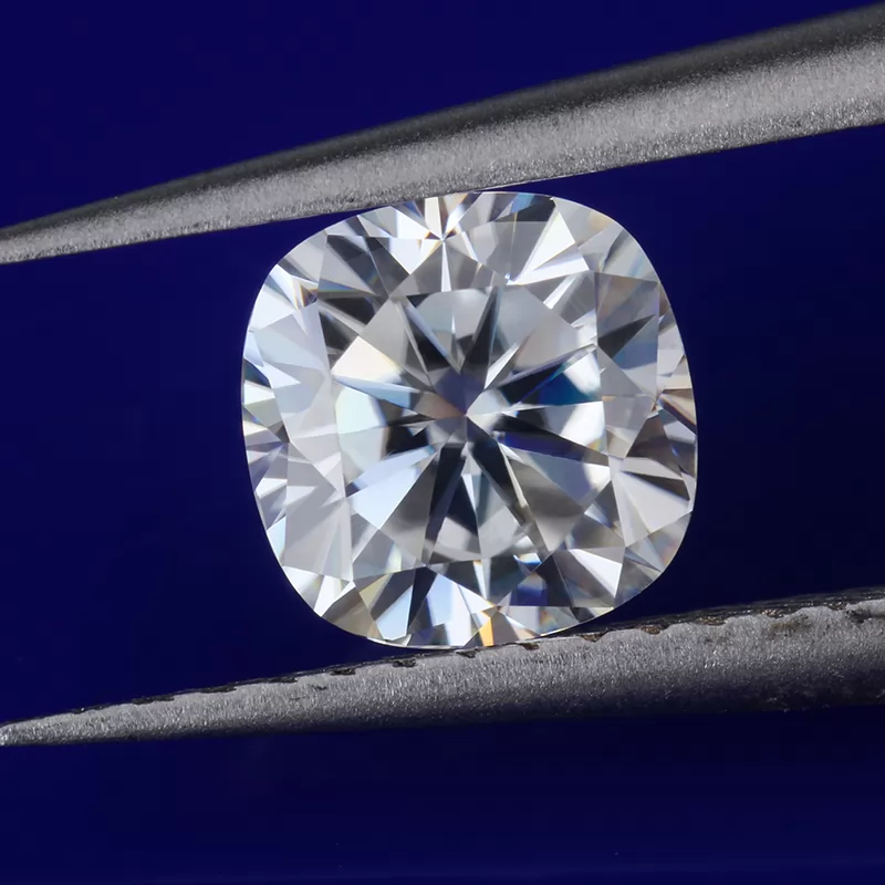 6x6mm Cushion Cut DEF Color Moissanite