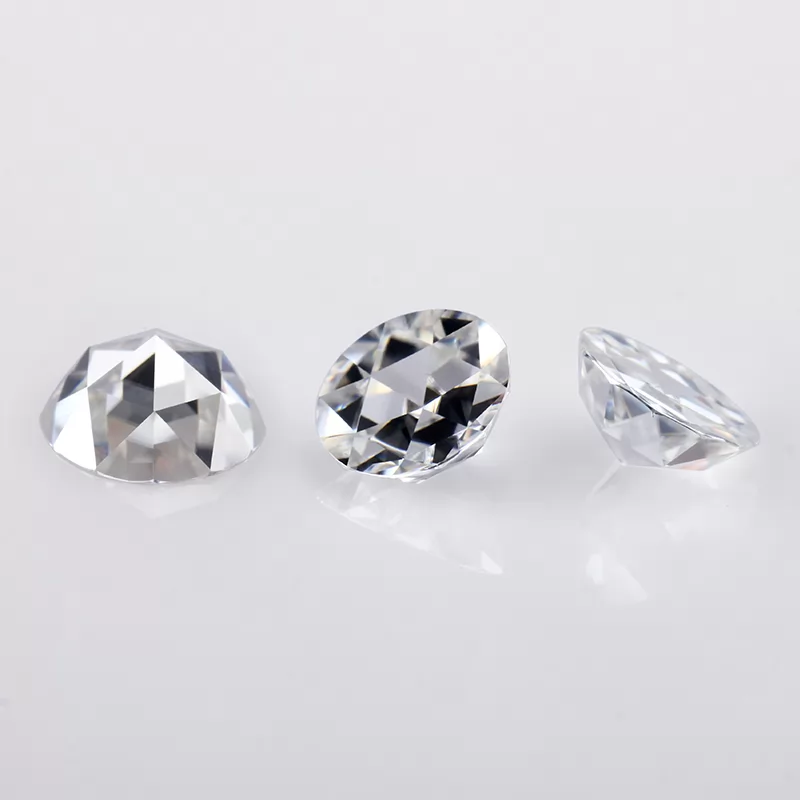 7mm DEF Round Shape Single Rose Cut Moissanite