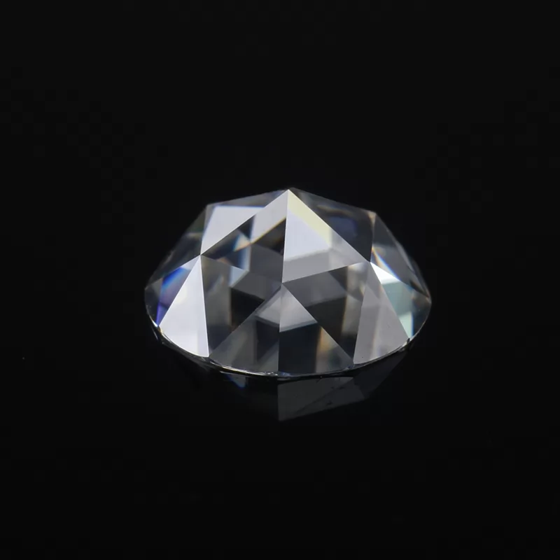 7mm DEF Round Shape Single Rose Cut Moissanite