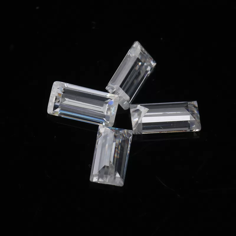 2.5×5mm Baguette Step Cut Moissanite