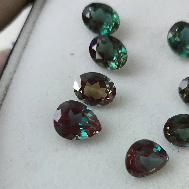 Lab Grown Gemstone--Alexandrite (Color Change)