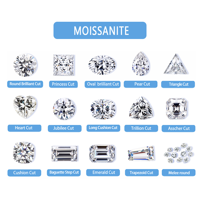 Starsgem DEF VS Asscher Cut Moissanite Diamond