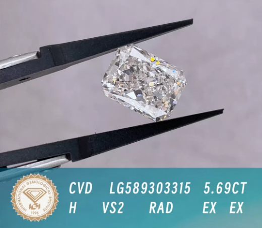 radiant lab grown diamonds