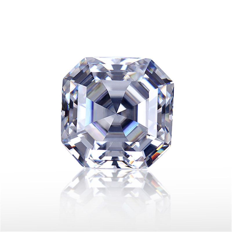 DEF Asscher Cut Moissanite