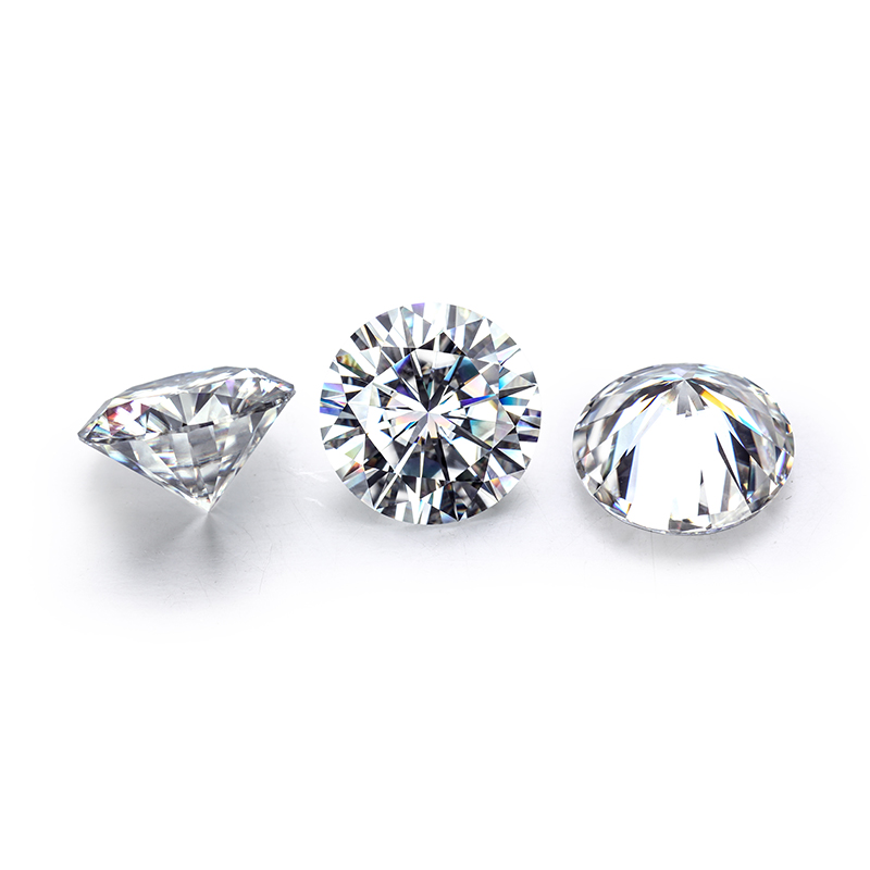 DEF Round Brilliant Cut Moissanite