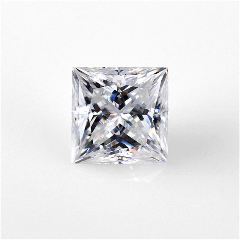 DEF Square Princess Cut Moissanite