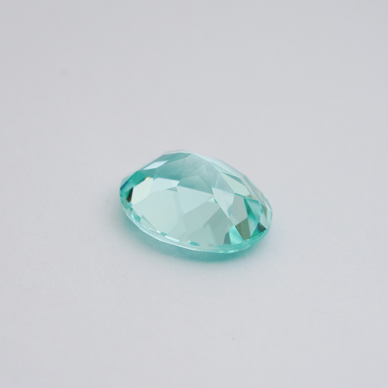 Paraiba Color Oval Cut Lab Grown Sapphire