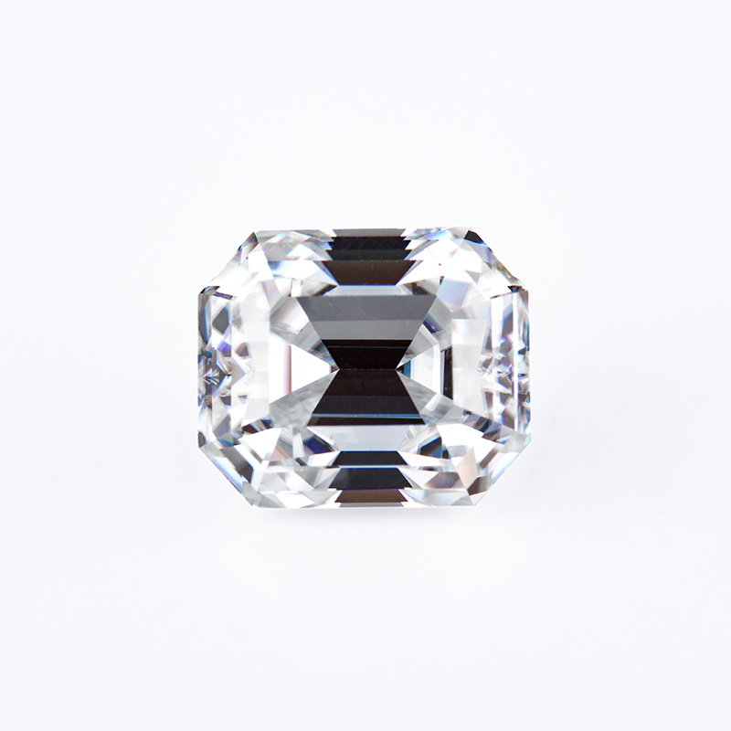 DEF VVS Octagon Emerald Cut 9×7.5mm Moissanite