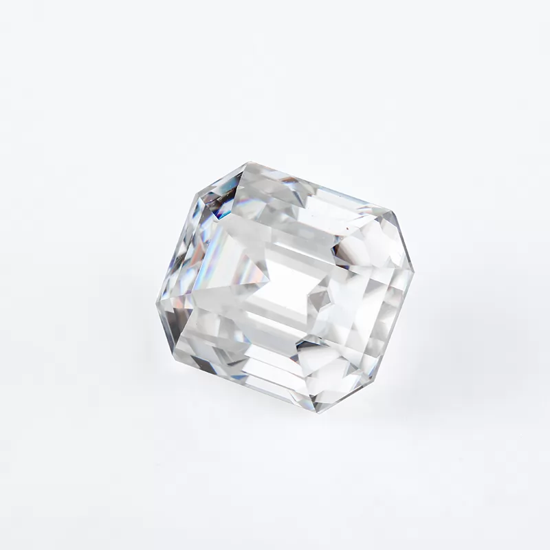 DEF VVS Octagon Emerald Cut 9×7.5mm Moissanite