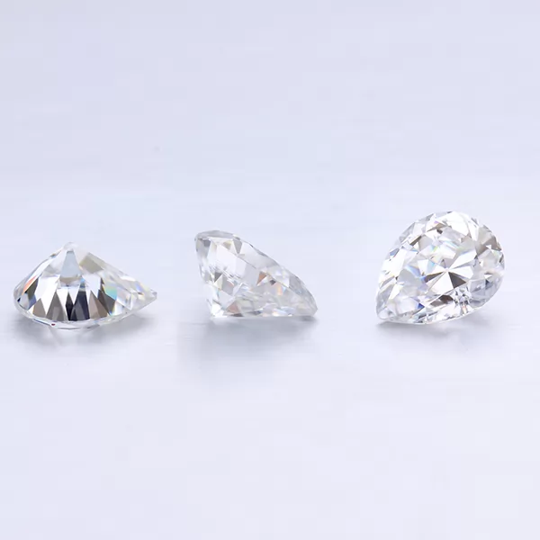 DEF VS Pear Cut 9×11mm Moissanite