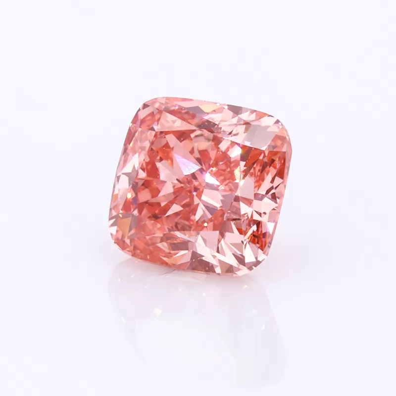 Cushion Cut Pink Color 2.02ct CVD Lab Grown Diamond