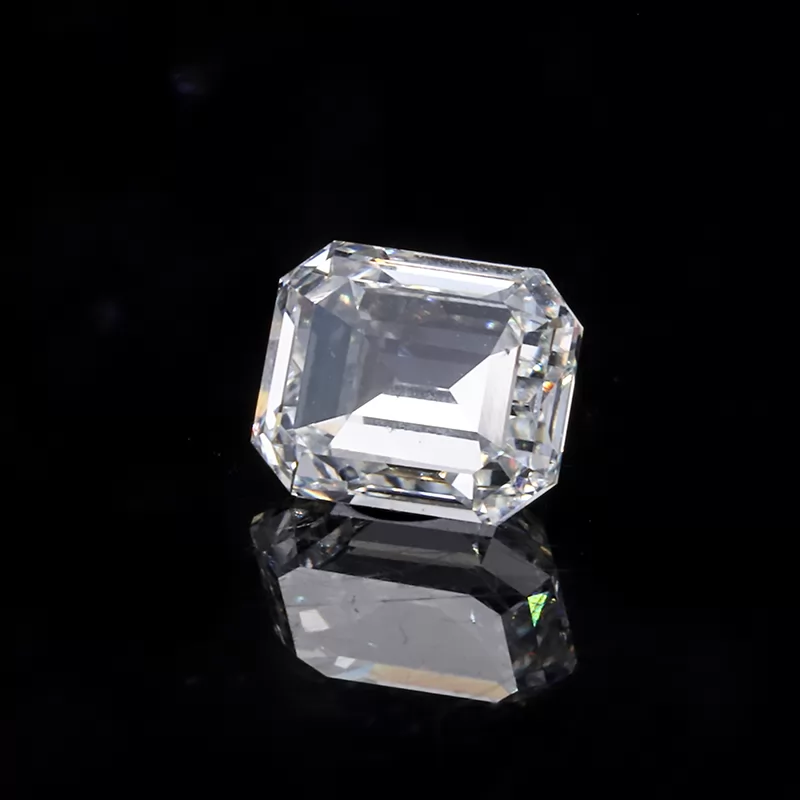 0.822CT Octagon Emerald Cut F SI1 HPHT Lab Grown Diamond