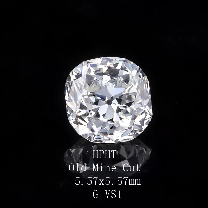 Cushion Shape Old Mine Cut G VS1 Lab Grown Diamond