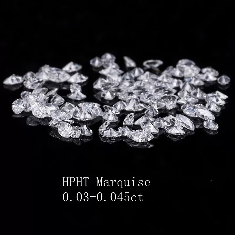 Small Size Marquise Cut Lab Grown Diamond 0.03-0.045ct