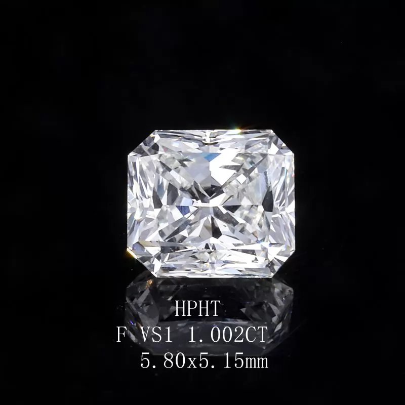 Radiant Cut Lab Grown Diamond 1.02ct F VVS2