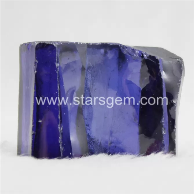 Tanzanite Color Cubic Zirconia Raw Material