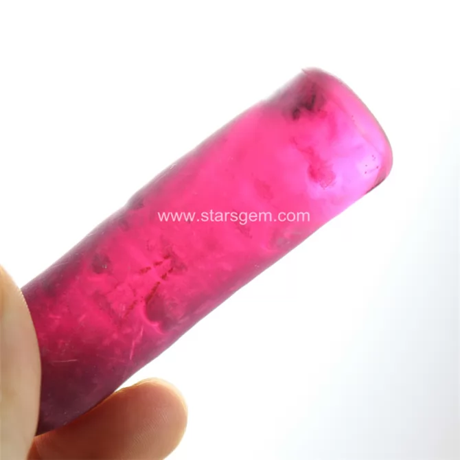 3# Ruby Pink Synthetic Corundum Raw Material