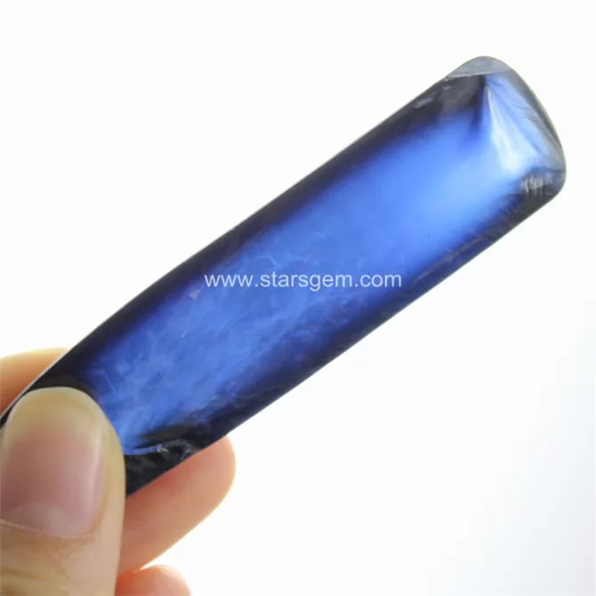 34# Sapphire Blue Synthetic Corundum Raw Material