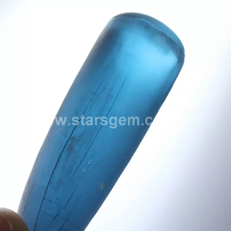 #106 Blue Synthetic Spinel Raw Material