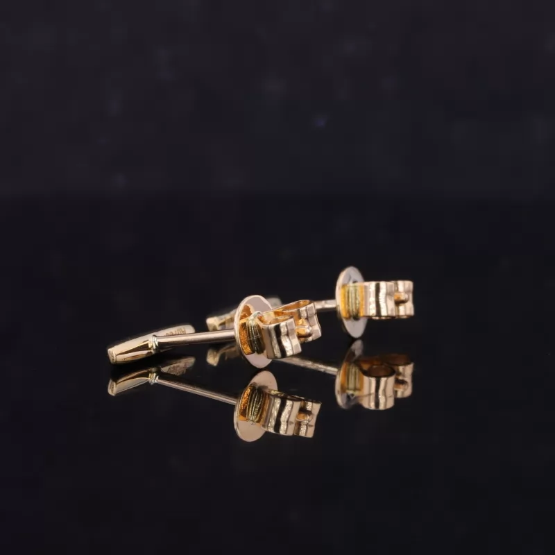18K Yellow Gold Stud Earrings