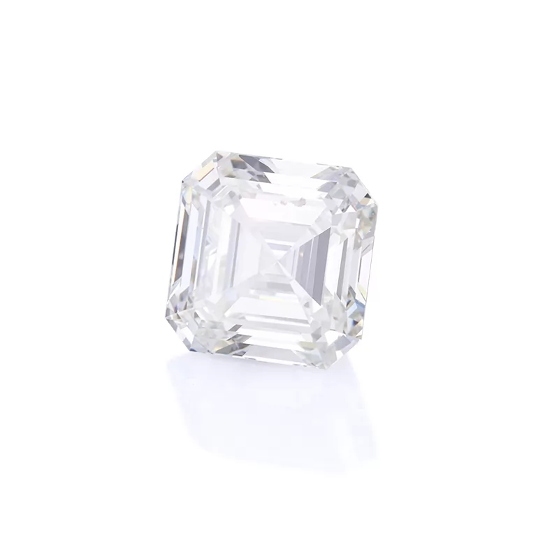 DEFGH Color 0.4ct to 2.0ct Asscher Cut HPHT Lab Grown Diamond