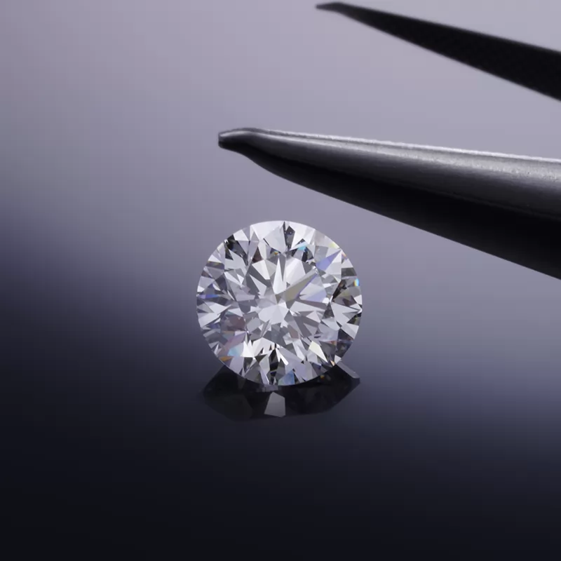 Round Brilliant Cut 2ct 2.1ct DEFG Color HPHT CVD Lab Grown Diamond