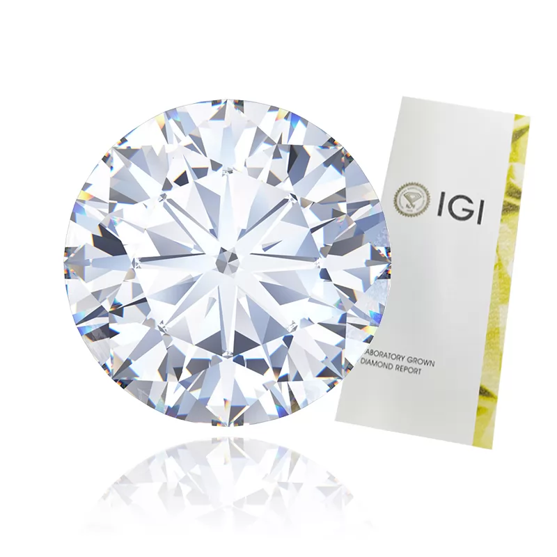 Round Brilliant Cut 5ct FHG Color CVD Lab Grown Diamond
