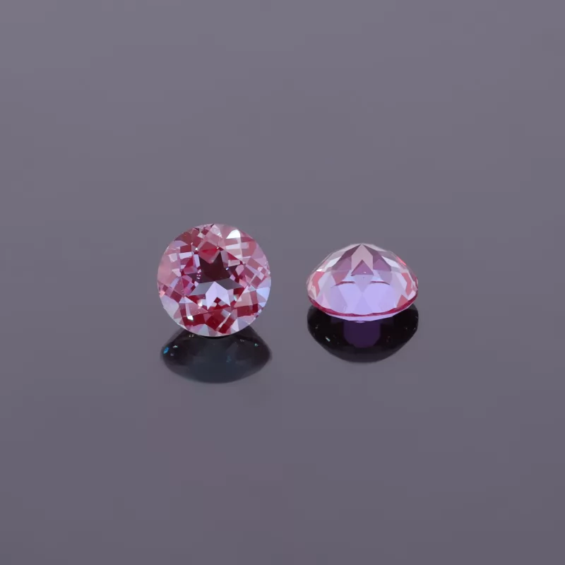 Round Brilliant Cut Lab Alexandrite Gemstones