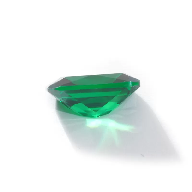 Octagon Princess Cut Green Color Cubic Zirconia