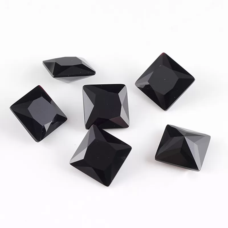 Square Shape Princess Cut Glass