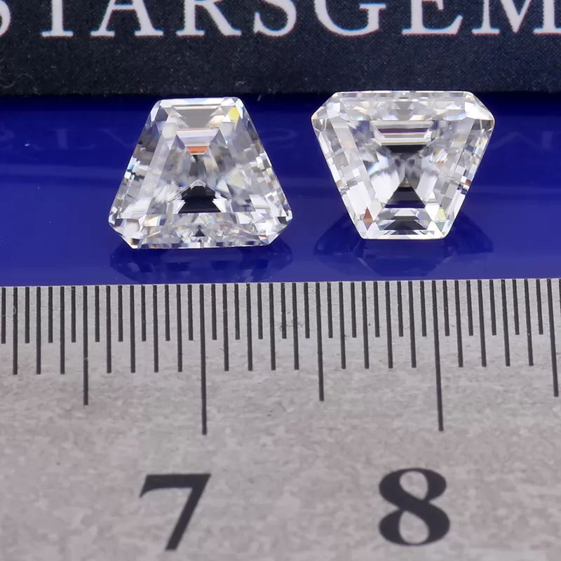 4×6×8mm Trapezoid Cut Moissanite