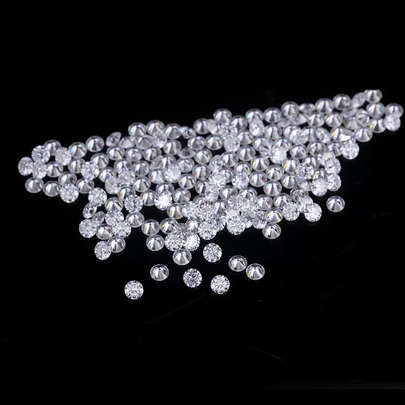 1mm DEF Round Brilliant Cut Melee Moissanite