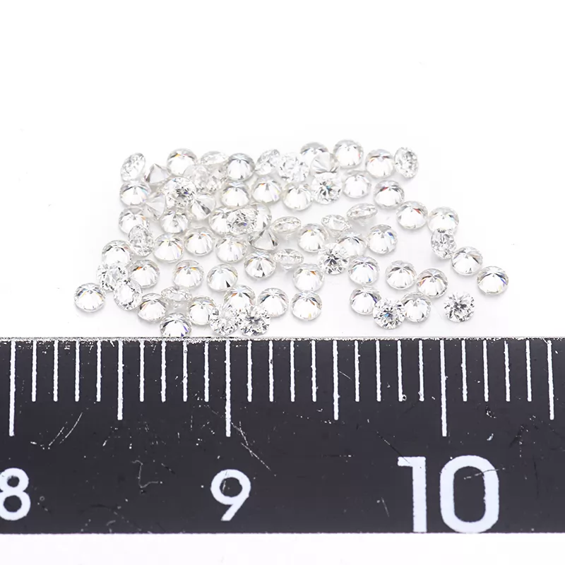 1.5mm DEF Round Brilliant Cut Melee Moissanite