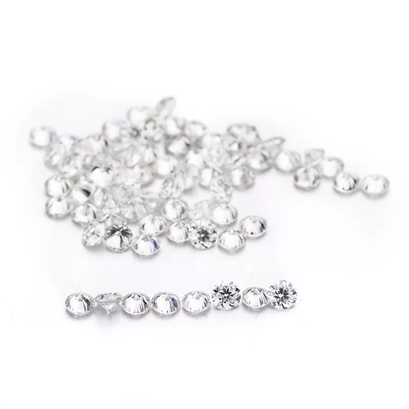 1.5mm DEF Round Brilliant Cut Melee Moissanite