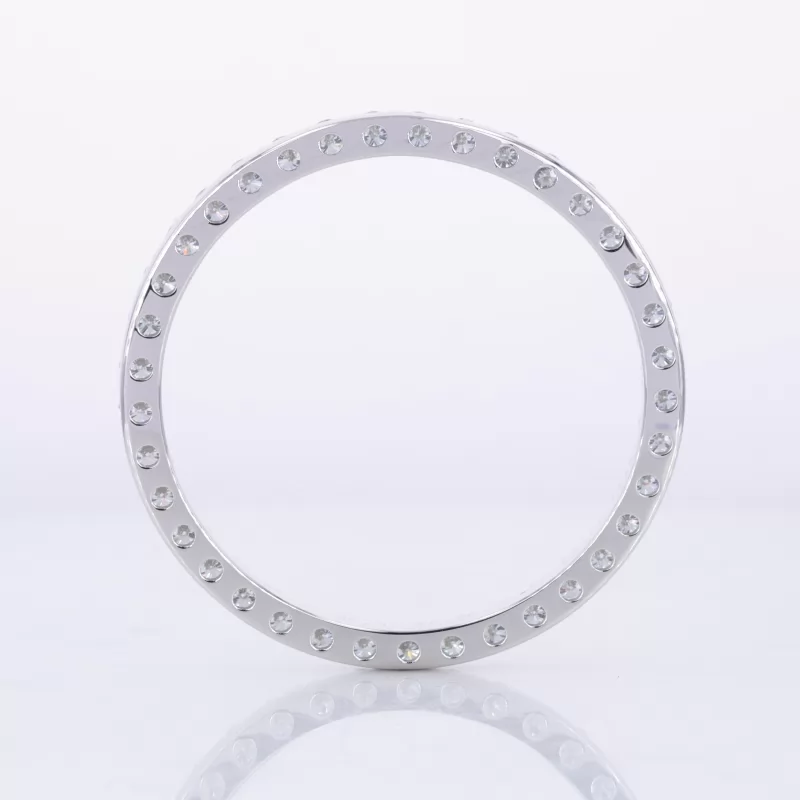 2.8mm Round Brilliant Cut Moissanite S925 Sterling Silver Diamond Bracelet