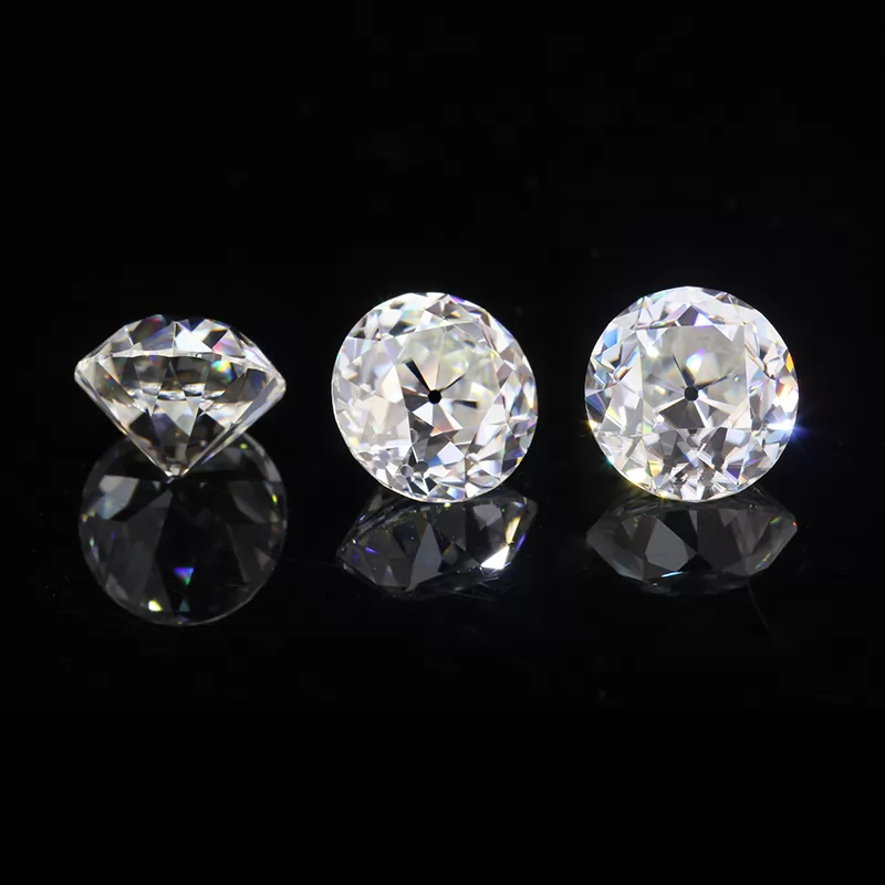 8mm 2ct DEF Round Shape Old European Cut Moissanite