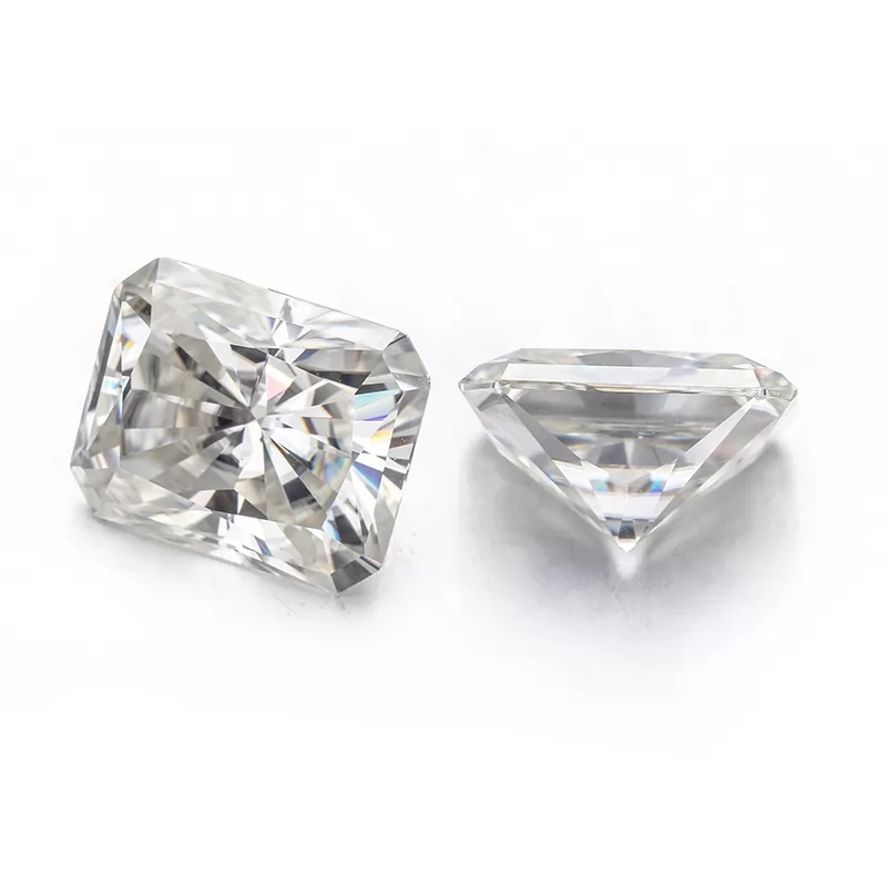 8×10mm Radiant Cut GH Color Moissanite