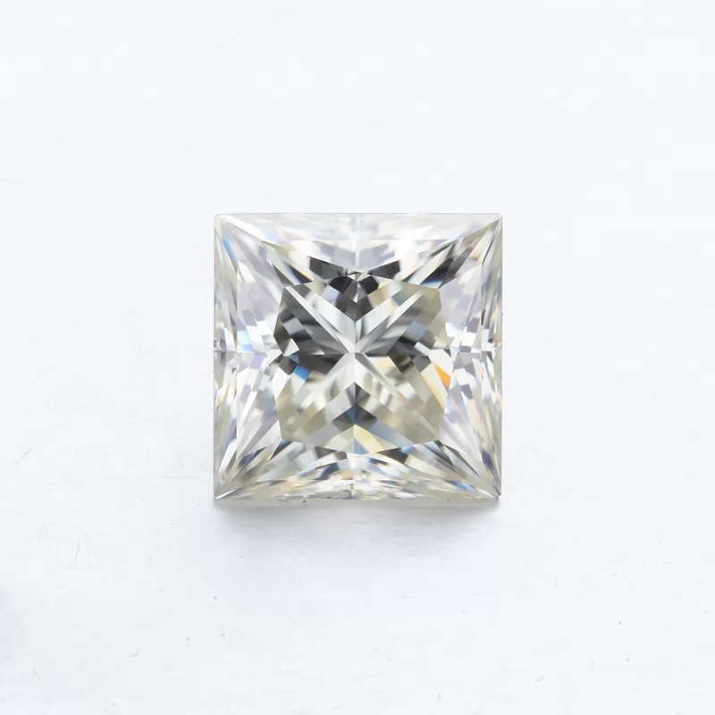 IJ Color Square Princess Cut Moissanite