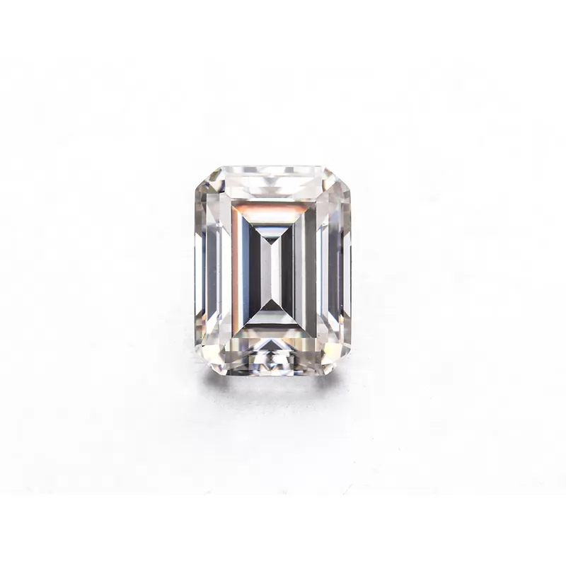 GH Color Octagon Emerald Cut Moissanite