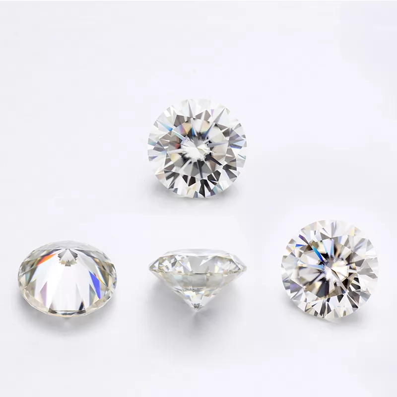 8mm GH Color Round Shape 8 Hearts 8 Arrows Cut Moissanite