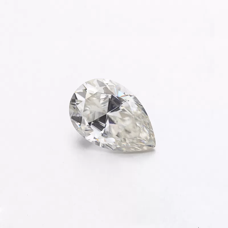 GH Color Pear Cut Moissanite