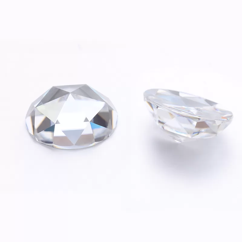 10×12mm DEF Oval Shape Single Rose Cut Moissanite