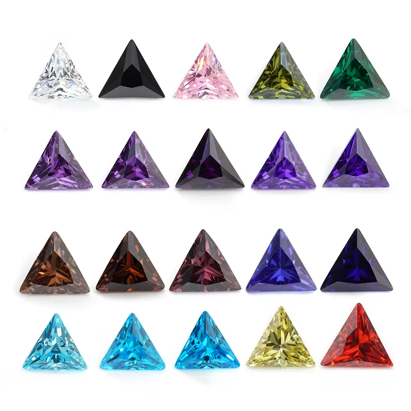 Triangle Shape Cubic Zirconia