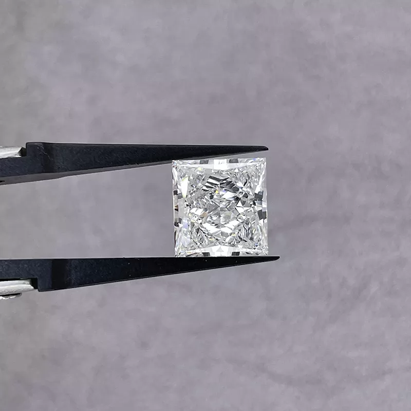 6.03ct E VS2 Princess Cut IGI CVD Lab Grown Diamond