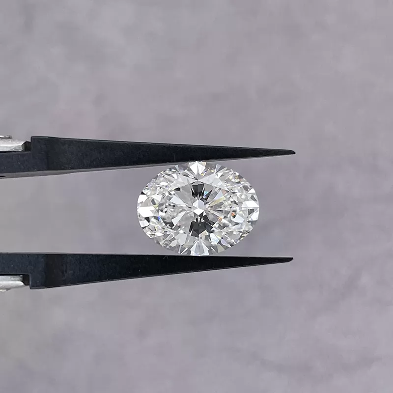 4.17ct E VS2 Oval Cut IGI CVD Lab Grown Diamond