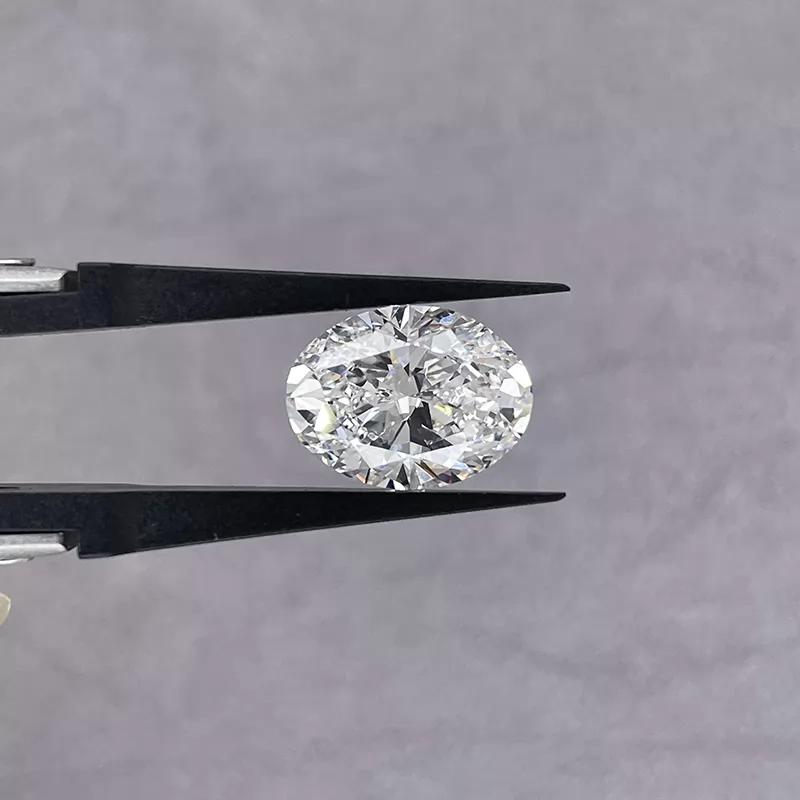 5.31ct E VS2 Oval Cut IGI CVD Lab Grown Diamond