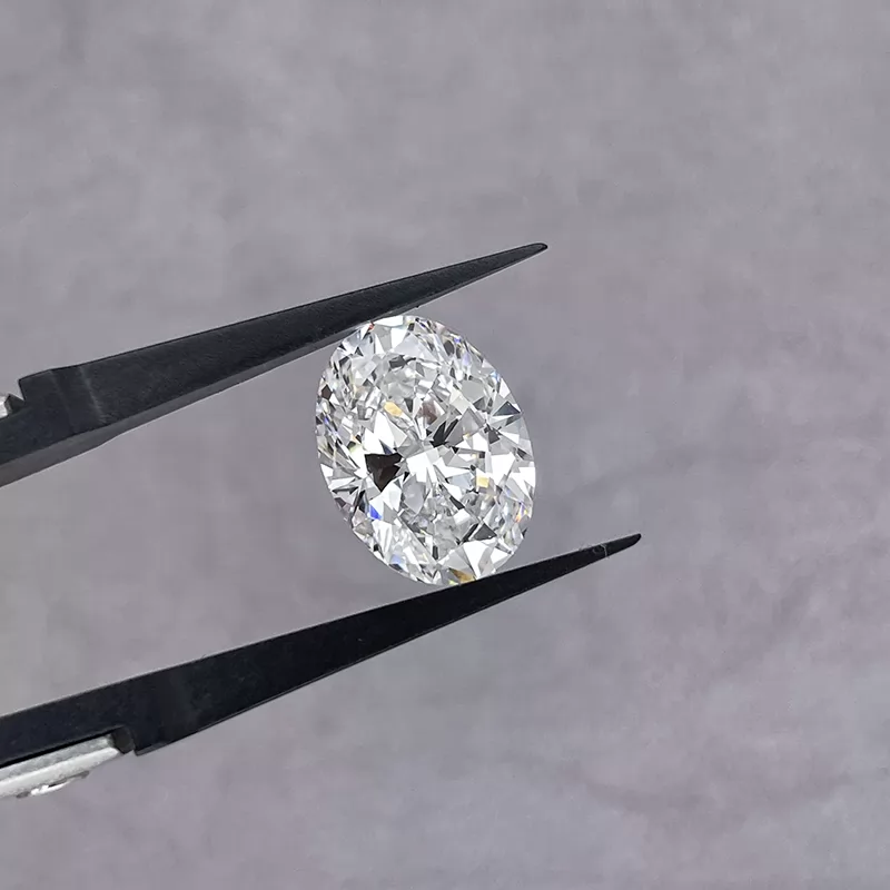 5.5ct E VS2 Oval Cut IGI CVD Lab Grown Diamond