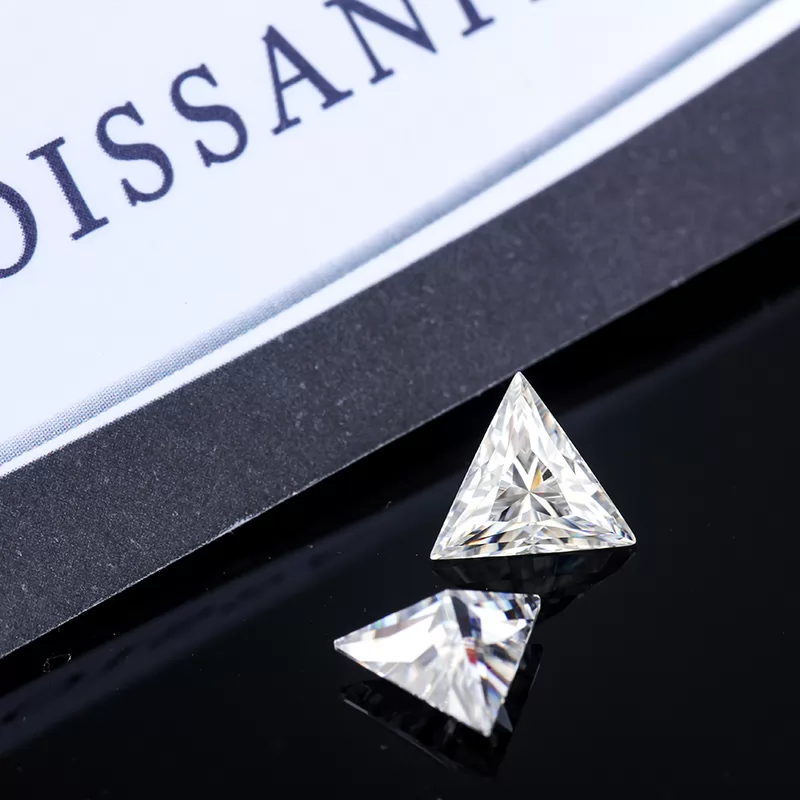 Triangle Cut Moissanite