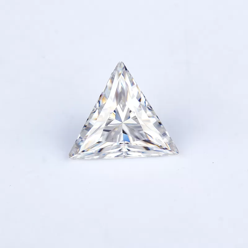 DEF Color Triangle Cut Moissanite Stone