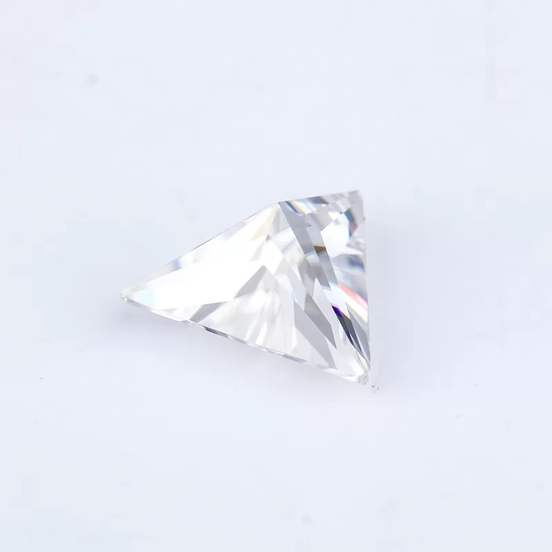 DEF Color Triangle Cut Moissanite Stone